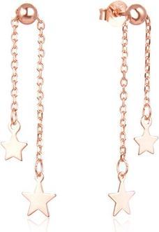 Beneto Playful bronze earrings stars AGUP2678-ROSE (L)
