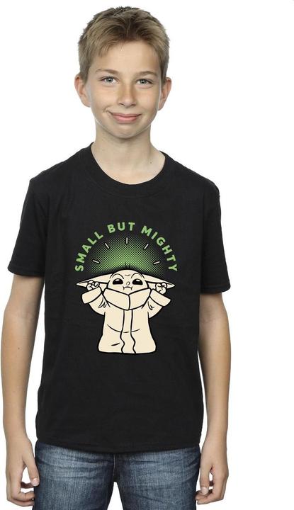 Actual product image Star Wars Boys The Mandalorian Small But Mighty Grogu T-Shirt (140, 146)