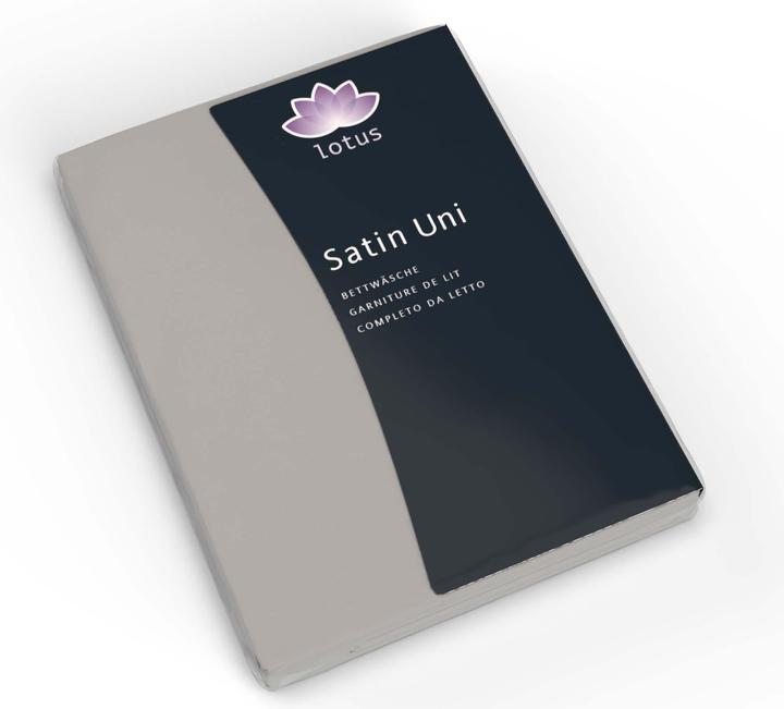 Actual product image Lotus Bettwaren Lotus Satin Fitted Sheet (160 x 200 cm)
