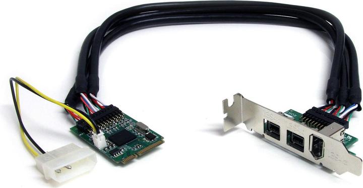 Produktbild StarTech 3 Port 2b 1a 1394 Mini PCI Express FireWire-Kartenadapter