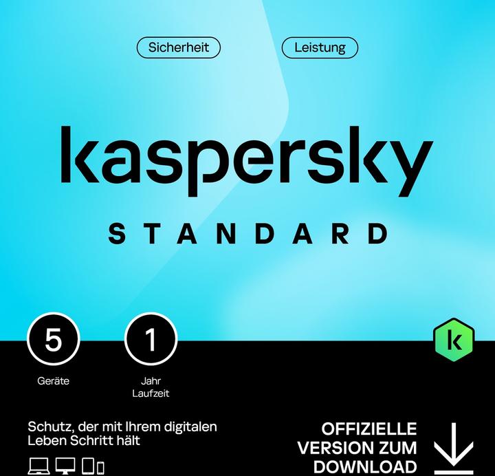 Produktbild Kaspersky Standard (5 PC) (1 User, 12 Monate)