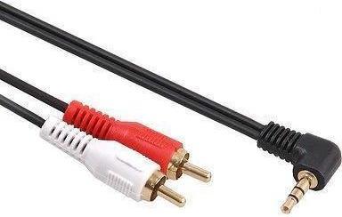 Immagine prodotto Maclean Cavo Audio Jack 3 "sup1/2/sup vers 2 x RCA 1 m (1 m)