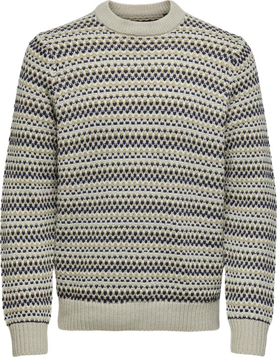 Only & Sons ONSMUSA REG 3 STRUC CREW KNIT Strickpullover