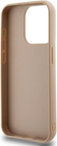 Actual product image DKNY DKHCP15XPQDSLE iPhone 15 Pro Max 6.7" beżowy/beige Quilted Stack Logo (Apple iPhone 15 Pro Max)