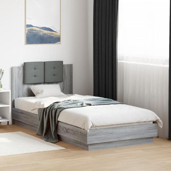 Immagine prodotto VidaXL Struttura letto con testiera e luci LED (90 x 200 cm)