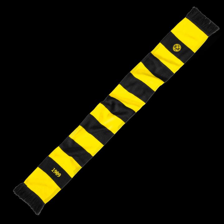 Actual product image Borussia Dortmund BVB scarf with block stripes