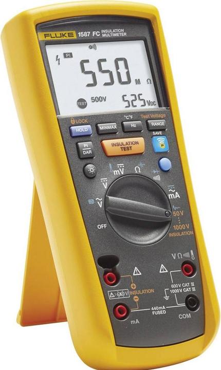 Produktbild Fluke 1587/I400 FC Kalibriert nach Werksstanda (CAT IV 600V, CAT III 1000V)