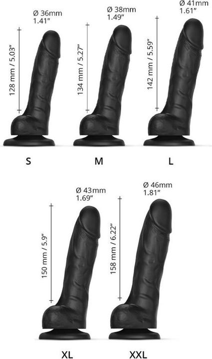 Produktbild Strap-on-me Realistischer Sliding Dildo (S)
