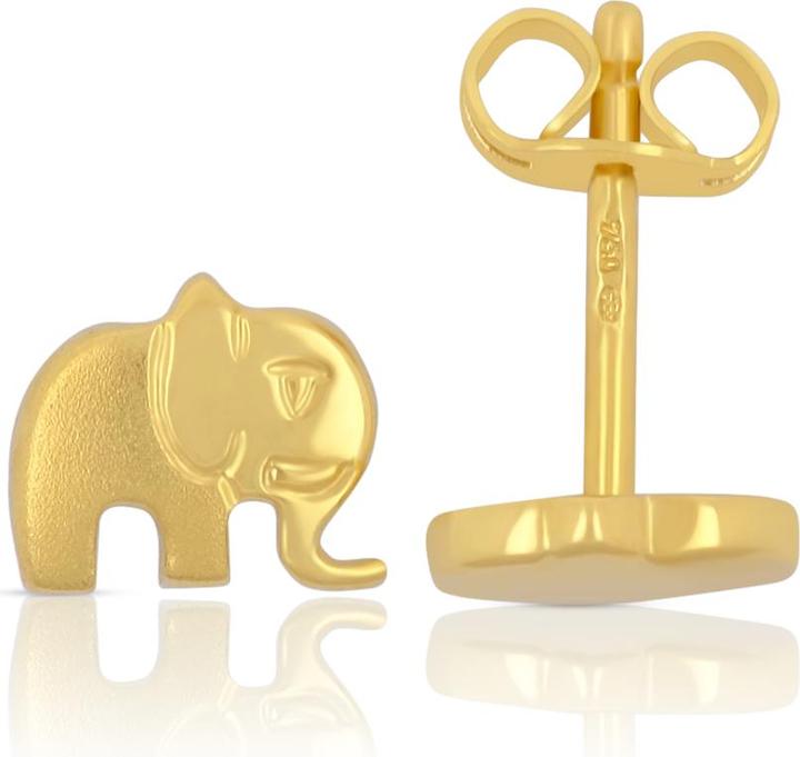 Actual product image Muau Elephant (750/18 K Yellow gold)