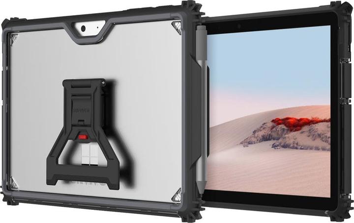 Produktbild Griffin Survivor Strong - Back cover for tablet - rugged - grey, black, clear - 10.5" - for Microsof (1, 3)