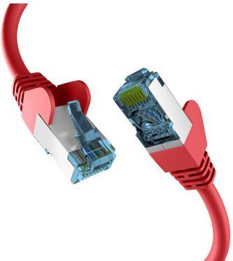Actual product image M-Cab CAT7 RED 0.15M RAW CABLE RJ45 (S/FTP, CAT7, 0.15 m)