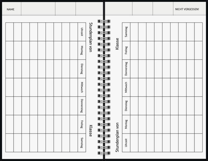 Image du produit Calendrier en forme de livre Planificateur familial (A5, Allemand)