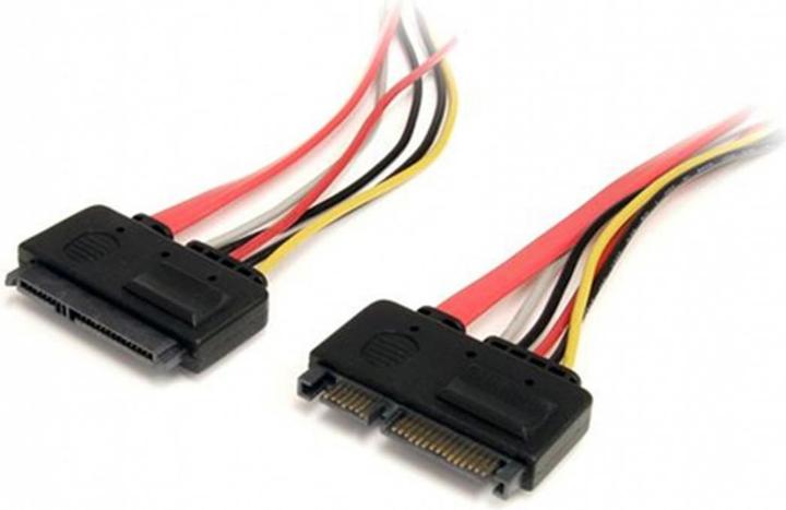 Actual product image StarTech 12in Sata Power/Data Ext Cable