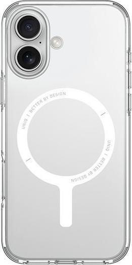 Actual product image Uniq case Clario iPhone 16 Plus 6.7" Magclick Charging przeźroczysty/lucent clear (Apple iPhone 16 Plus)