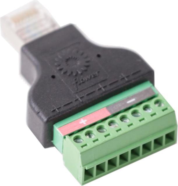 Immagine prodotto Wantec Splitter 2wIP per 4 linee/solo 5627 utilizzabile - Nero