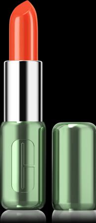 Produktbild Clinique Pop Longwear Lipstick Shine Rev it up Coral (Flame Pop)