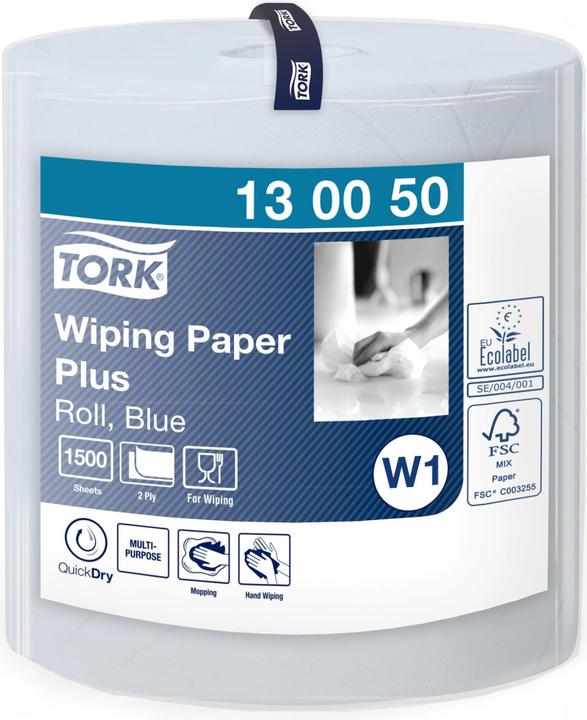 Actual product image Tork Wiping Paper Plus Blue 1x510m (1 x)