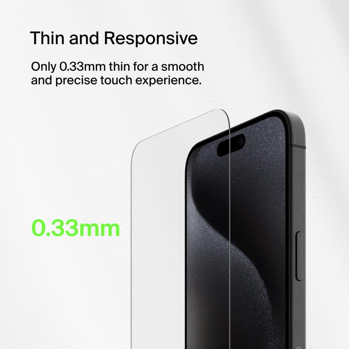Image du produit Belkin ScreenForce Pro TemperedGlass a (1 pièce(s), Apple iPhone 15 Plus)