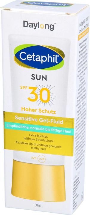 Image du produit Daylong Cetaphil sun 30 sensitive gel-fluide visage, 30 ml de gel (Gel solaire, SPF 30, 30 ml)