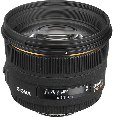 Sigma Objectif 50mm f/1.4 EX DG HSM, Nikon (Nikon F, Plein format)