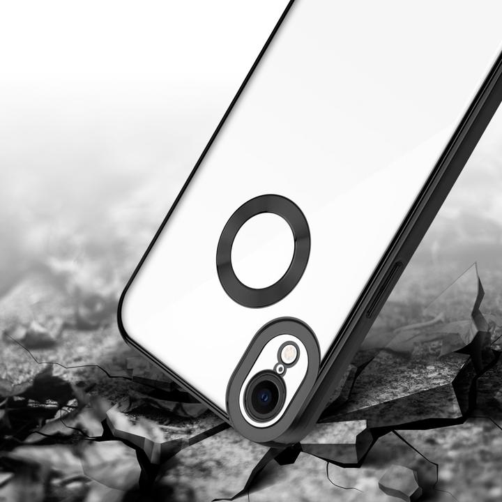 Actual product image Cadorabo TPU Chrome case with camera protection for Apple iPhone XR (Apple iPhone XR)