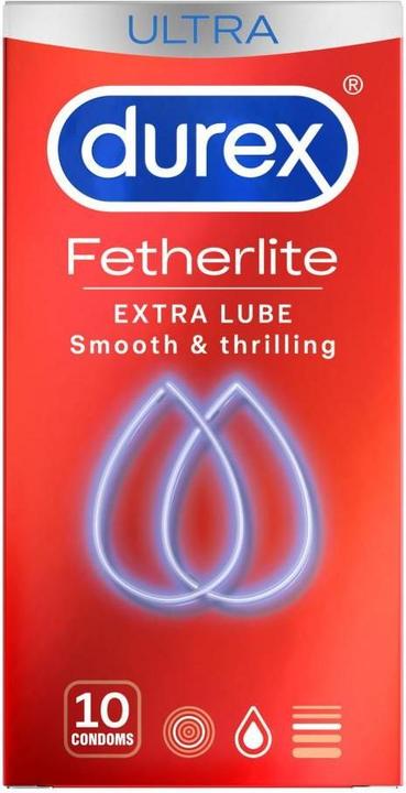 Immagine prodotto Durex Thin Feel Extra Lube - 10 preservativi (10 pz.)