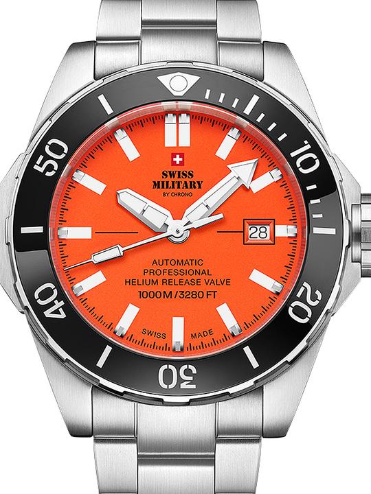 Actual product image Swiss Military SMA34092.03 Automatic Diver 45mm 100ATM (45 mm)