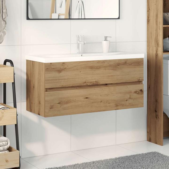 Immagine prodotto VidaXL Mobiletto con lavabo incorporato e rubinetto Lavabo da bagno
