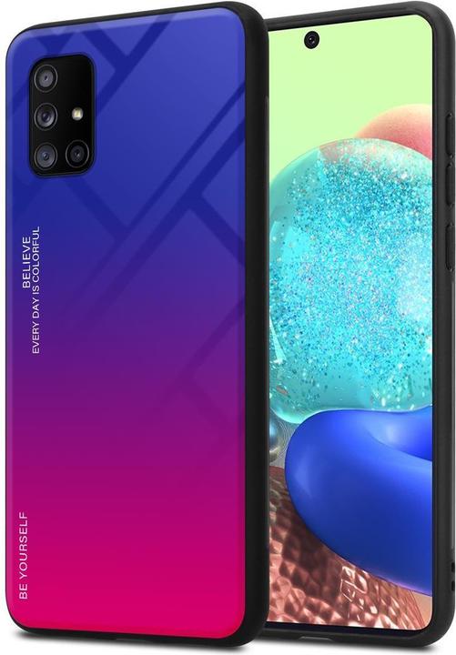 Produktbild Cadorabo TPU 2 Farben Glas Cover (Samsung Galaxy A71 5G)
