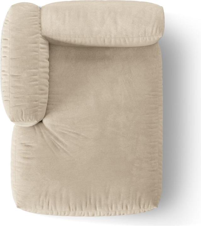 Actual product image Micadoni Modular Chaise Longue Left, "Martina", 1 Seat, 176x123x75 Made in Europe (Chaise longue)