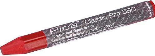 Actual product image Pica Forester's/Signing Chalk Classic PRO 590 red papered (Red, 12 x)