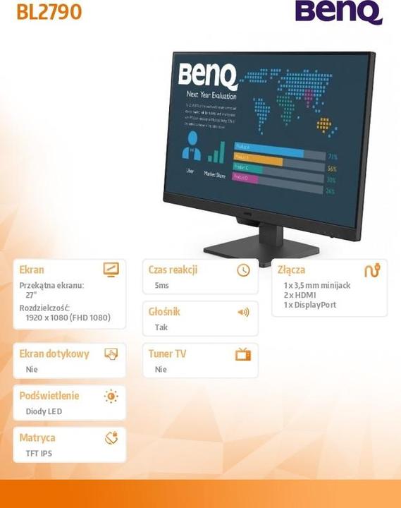Immagine prodotto BenQ BL2790 68,58CM 27IN IPS LED (1920 x 1080 pixel, 27")