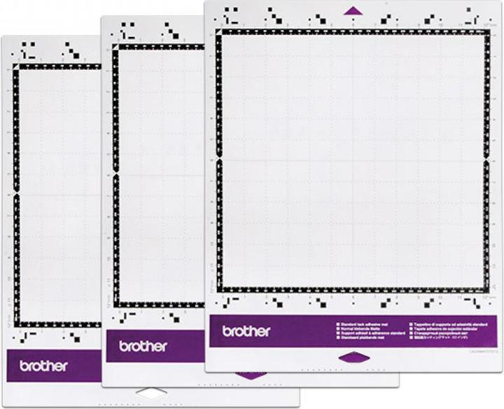 Actual product image Brother BT SDX Normal adhesive mat 30,5 x 30,5cm 3 pack