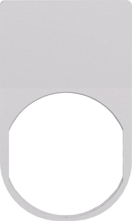 Image du produit Schneider Electric Porte-étiquette, métal, pour Harmony 22mm, ZBYM6101