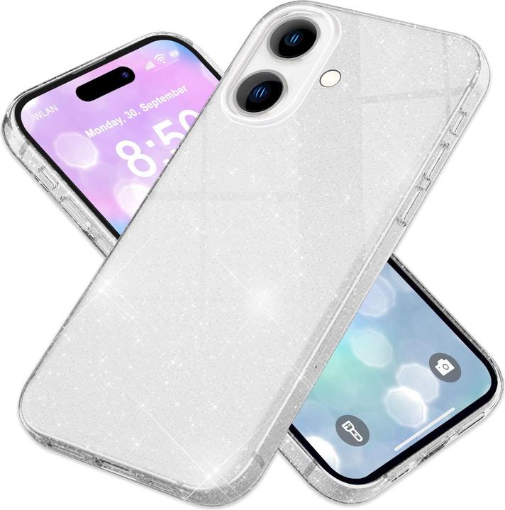 Immagine prodotto Nalia Copertina ibrida glitterata (Apple iPhone 16 Plus)