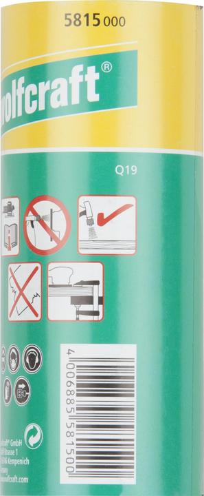 Actual product image wolfcraft Sandpaper Roll for Metal/Varnish, 3 m x 115 mm, grain 600 (600)