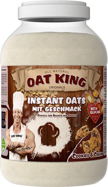 Image du produit Oat King 100% avoine complète en poudre avec arôme (boîte de 4000g) (Chocolat blanc, 1 pcs, 4000 g)