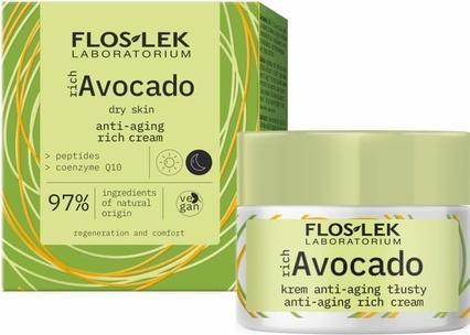 Produktbild Floslek Fos-lok reichhaltiges Avocado-Anti-Aging-Fett für Tag und Nacht, 50 ml (50 ml, Tagescreme)