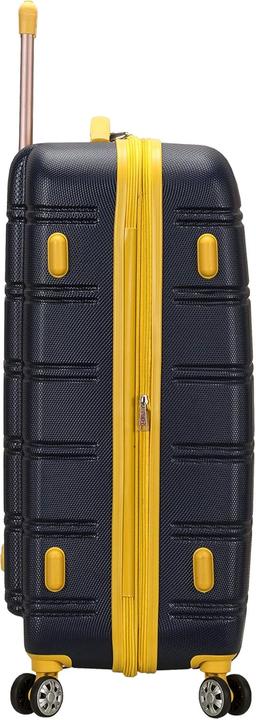 Immagine prodotto Rockland 3-teiliges Melbourne Hartschalen-Koffer-Set (93.60 l, Bagaglio a mano (fino a 50 litri), M (50 - 90l), L (90 - 115l))