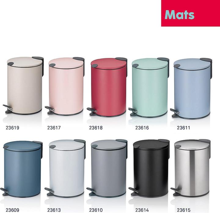 Produktbild Kela Kosmetikeimer Mats rauchblau (3 l)