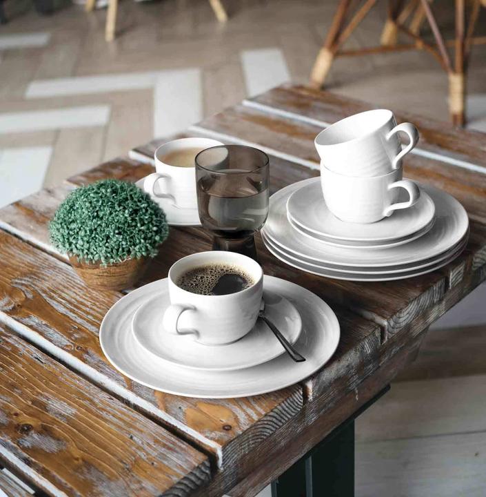 Actual product image Seltmann Terra Milchkaffeetassen mit Untertassen (400 ml, 6 x)