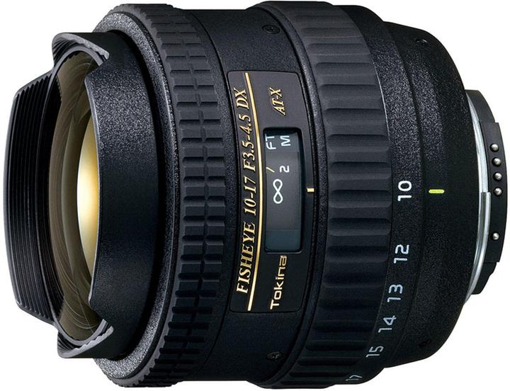 Immagine prodotto Tokina AT-X 107 DX Fish-Eye, 10-17mm, f/3.5 - 4.5, Canon (Canon EF-S, APS-C / DX)