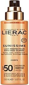 Image du produit Lierac sunissime antiedad spf50 150ml (Lait solaire, SPF 50, 150 ml)