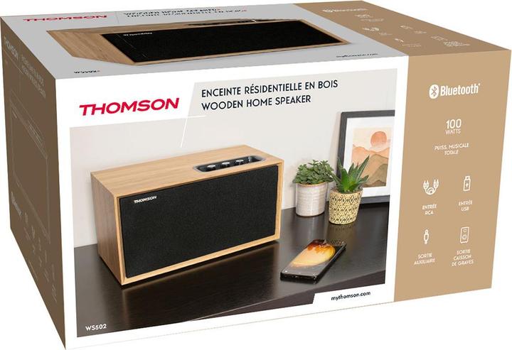 Image du produit Thomson WS502 - Enceinte multimédia compacte - Hout (Fonctionnement sur secteur)