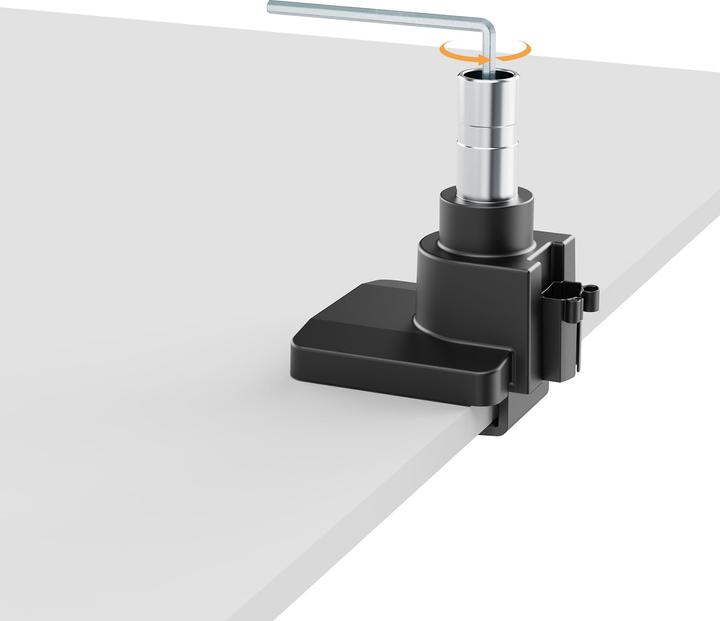 Actual product image Manhattan Table mount with USB ports and gas pressure spring with extremely high load capacity for one (Table, 57")