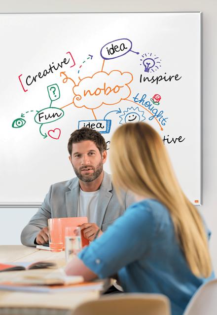 Actual product image Nobo Whiteboard Impression Pro Enamel (90 x 60 cm)