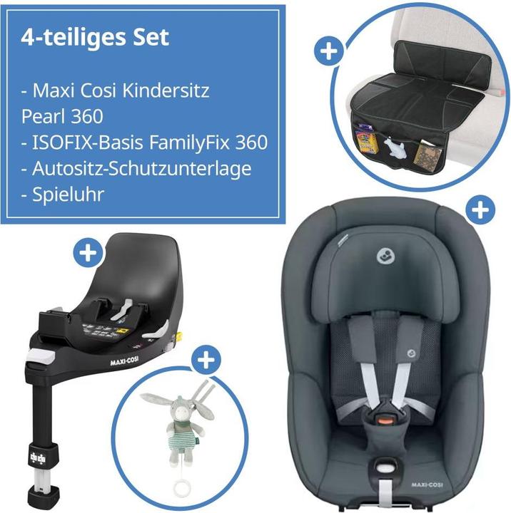 Produktbild Maxi-Cosi Reboarder Reboarder-Kindersitz Pearl 360 drehbar ab (Reboarder, ECE R129/i-Size Norm)
