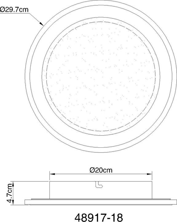 Produktbild Globo Deckenleuchte Tini weiss LED (1400 lm)