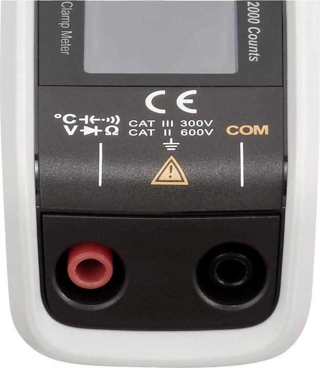 Immagine prodotto Voltcraft VC-331 Pinza amperometrica CAT II 600 V, CAT III 300V Display (conteggi): 2000 (CAT II 600V, CAT III 300V)