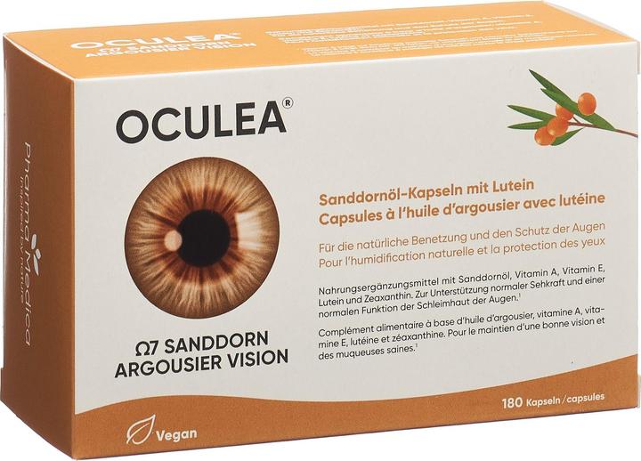 Produktbild Sanddorn Vision Sanddornöl-Kapseln (180 Stück, Kapseln, 174 g)